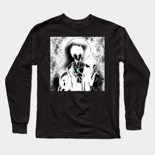 the morpheus in day white dreaming art ecopop in time and love Long Sleeve T-Shirt by jorge_lebeau